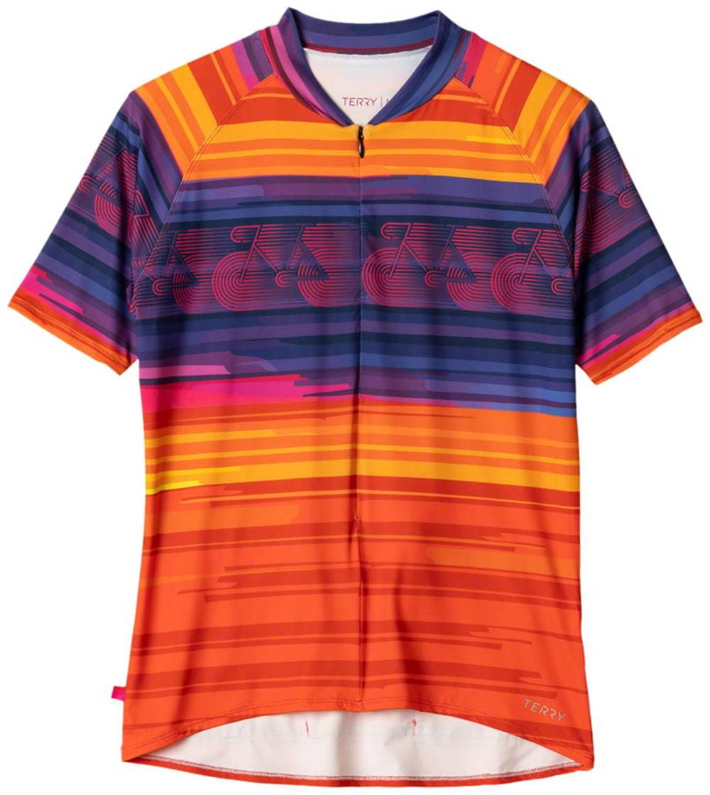 Terry Soleil Flow Women's Short Sleeve Jersey in Horizoom - Image 1 of 4