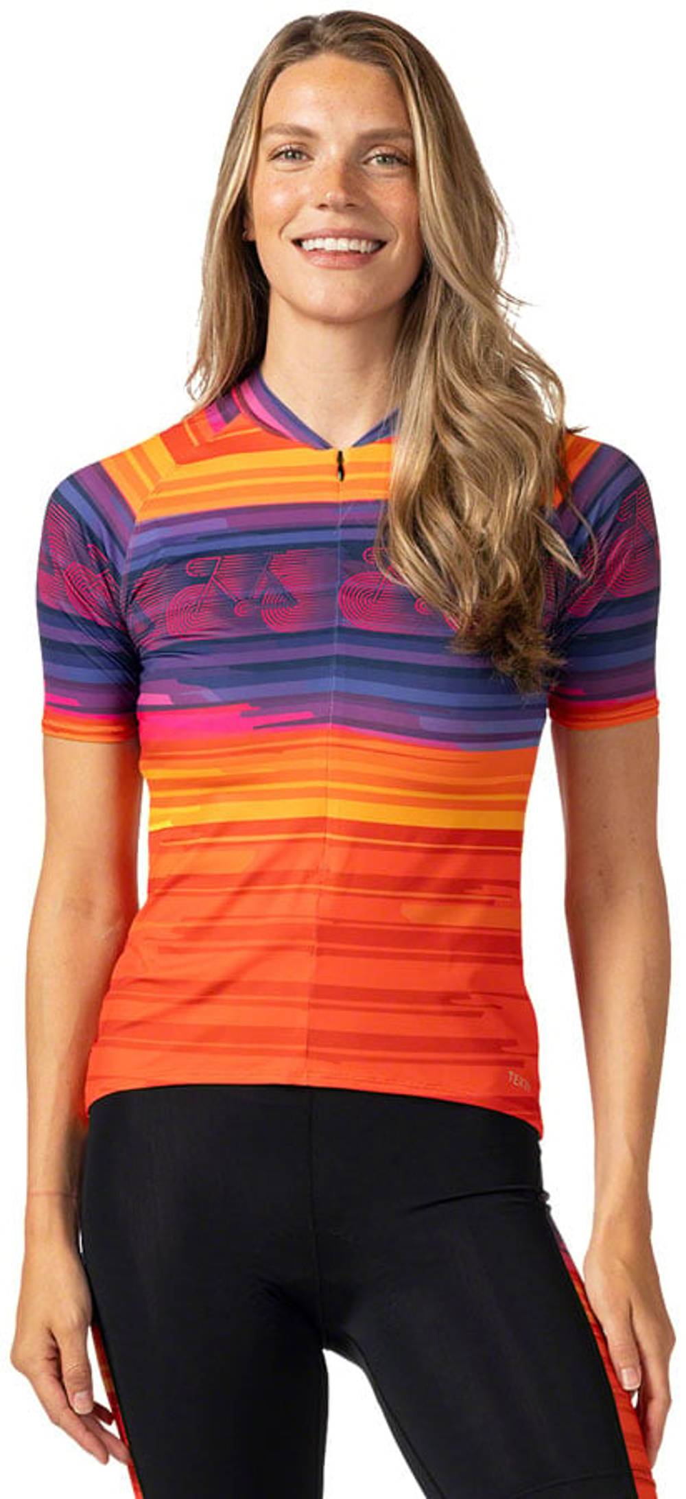 Terry Soleil Flow Women's Short Sleeve Jersey in Horizoom - Image 3 of 4
