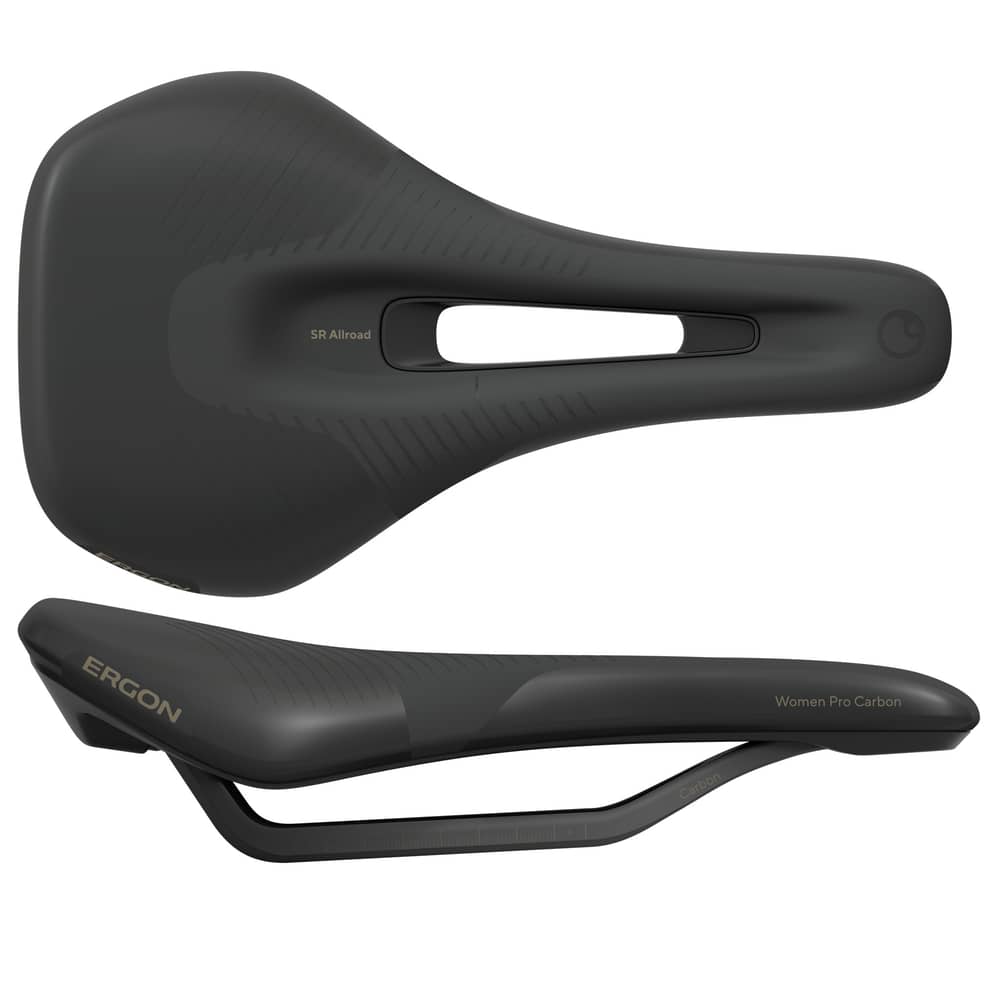 Ergon SR Allroad Pro Carbon Women's Saddle in Black - Image 5 of 5