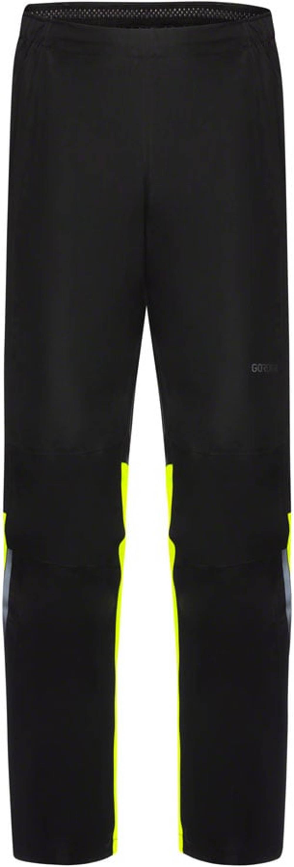 Gorewear Glidewheel Gore-Tex Men's Pants in Black/Neon Yellow - Image 1 of 4