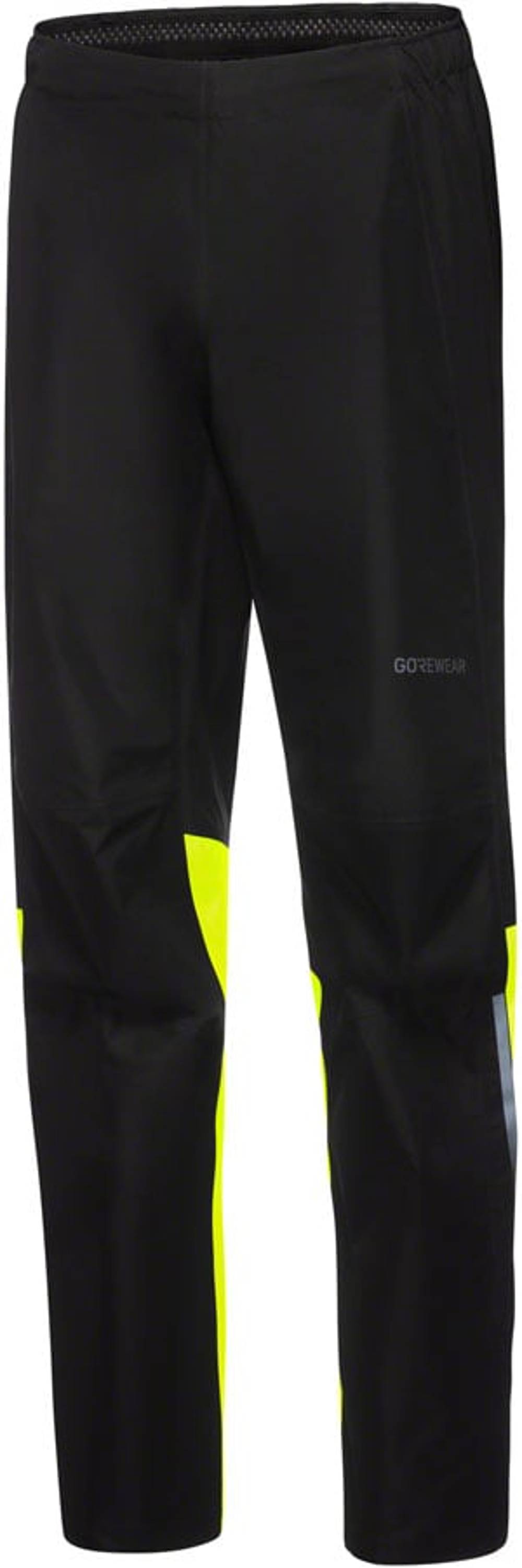 Gorewear Glidewheel Gore-Tex Men's Pants in Black/Neon Yellow - Image 3 of 4