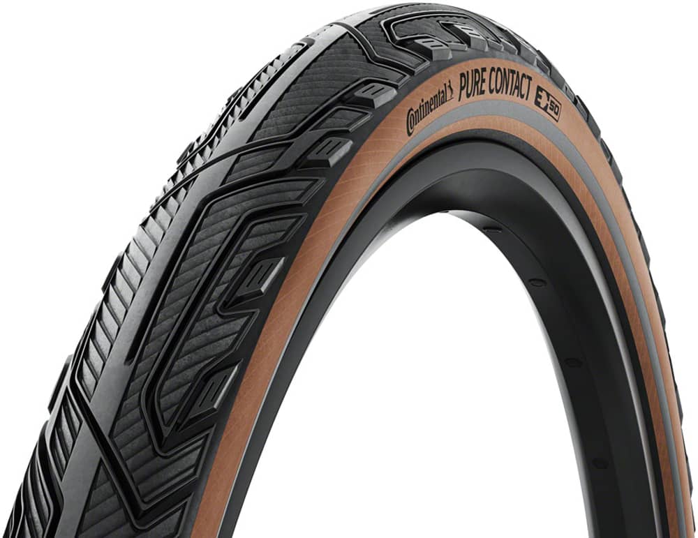 Continental | Pure Contact 700C Tube-Type Tire 700X40 Coffee/graphite Vectran E50 | Rubber