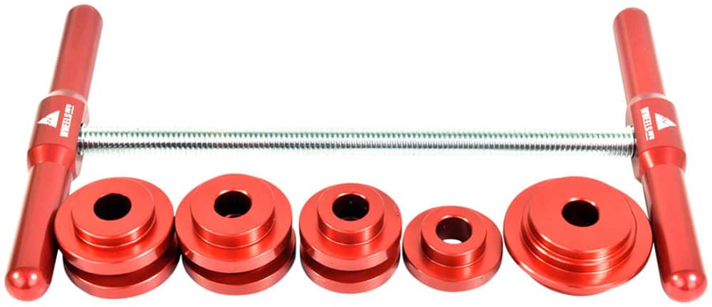 Wheels MFG Bottom Bracket Press Essential Kit in Red/Silver - Image 1 of 5