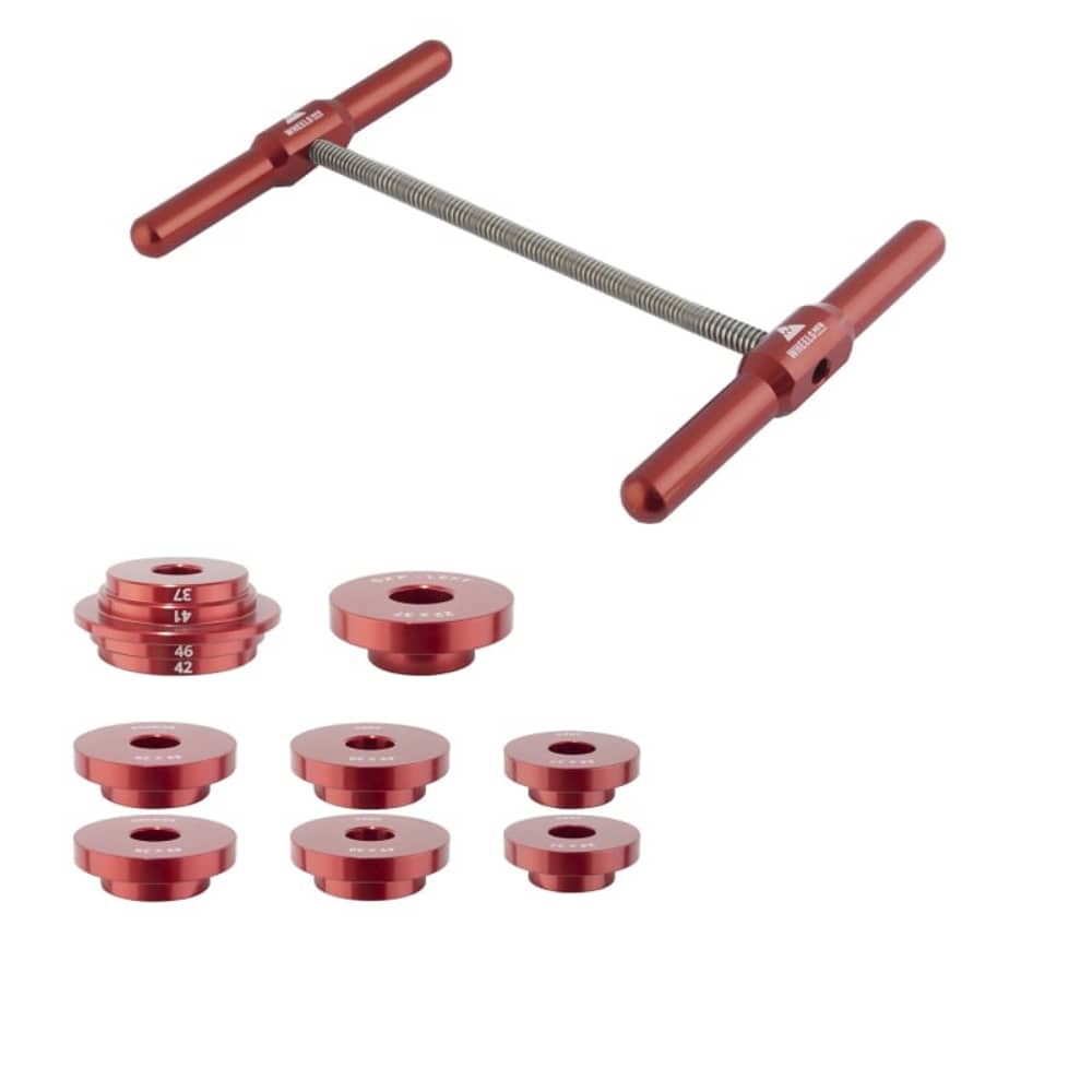 Wheels MFG Bottom Bracket Press Essential Kit in Red/Silver - Image 5 of 5