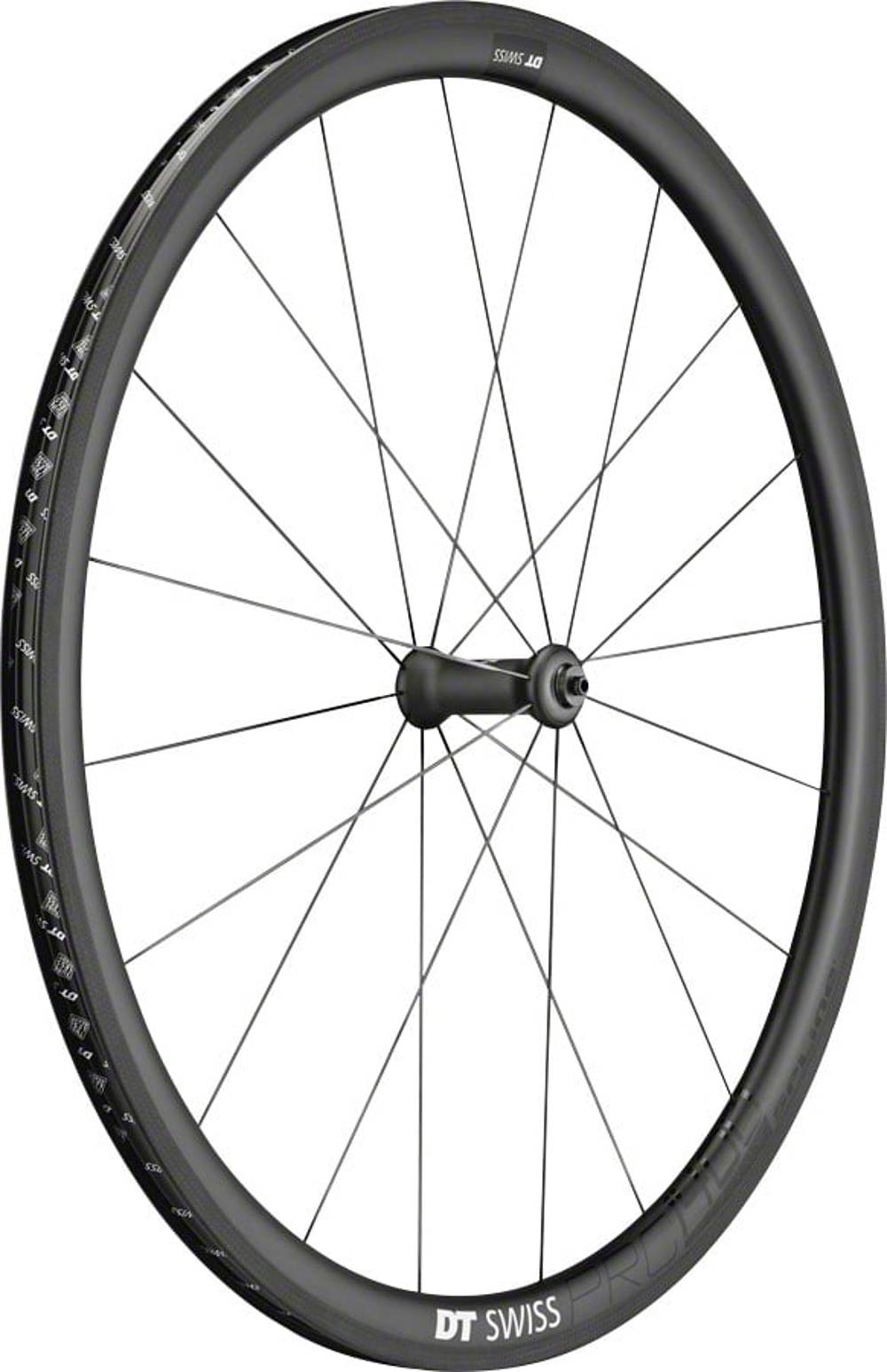DT Swiss PRC 1400 SPLINE Rim Brake 700c Wheel in Black - Image 1 of 1