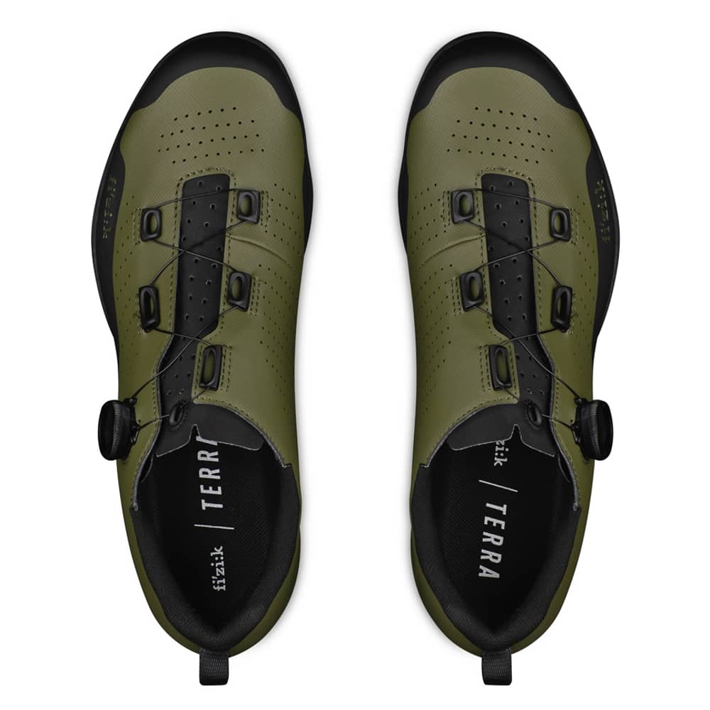 Fizik Terra Atlas Shoes in Army Green/Black - Image 6 of 10