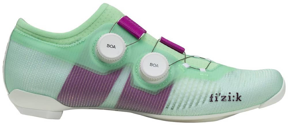 Fizik Vento Vega Carbon Shoes in Mint Green/Purple - Image 1 of 1