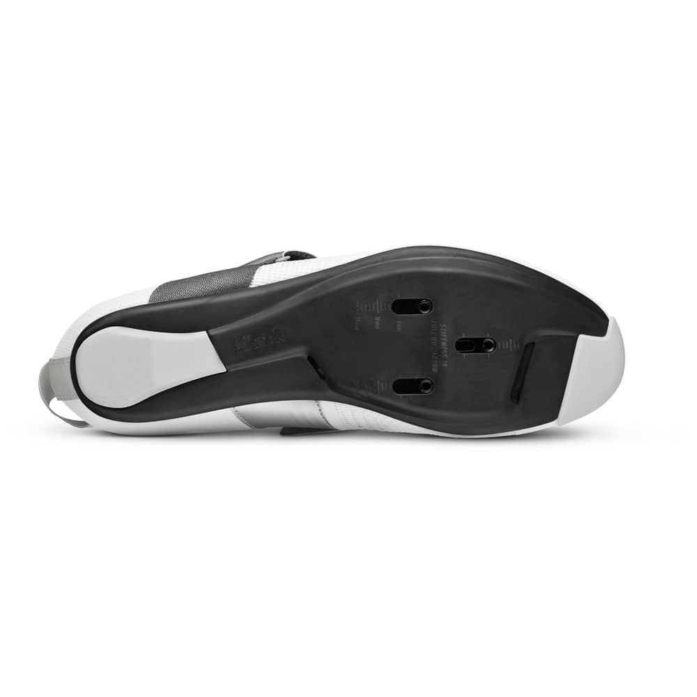 Fizik Transiro Hydra Aeroweave Carbon Shoes in White/Silver - Image 2 of 6