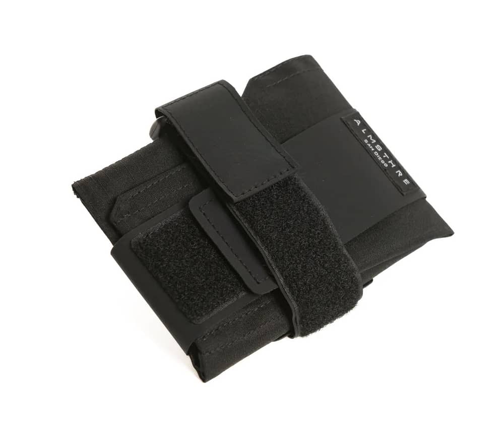 Almsthre Roll Saddle Bag in Midnight Black - Image 1 of 3