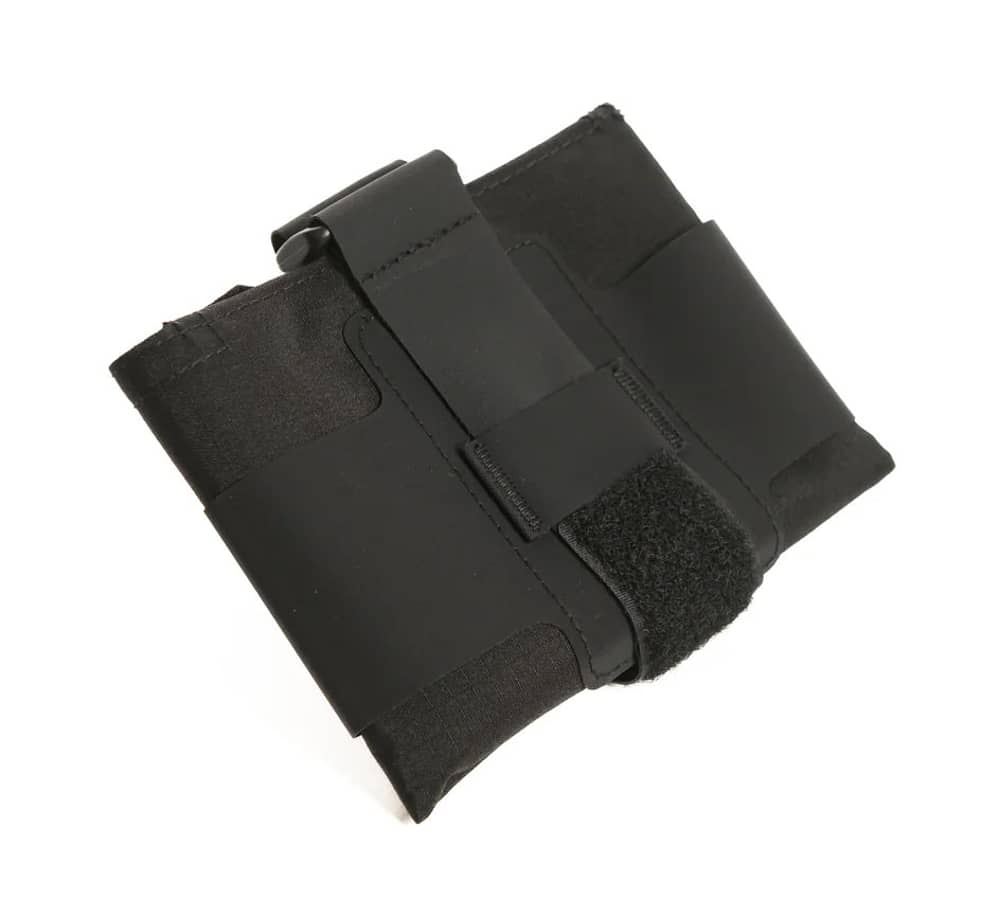 Almsthre Roll Saddle Bag in Midnight Black - Image 2 of 3