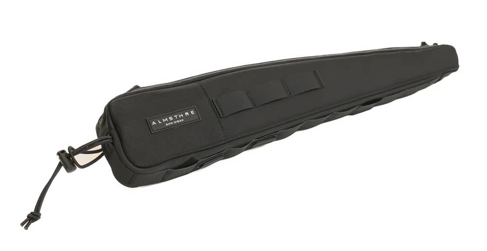 Almsthre Long Top Tube Bag in Midnight Black - Image 2 of 4