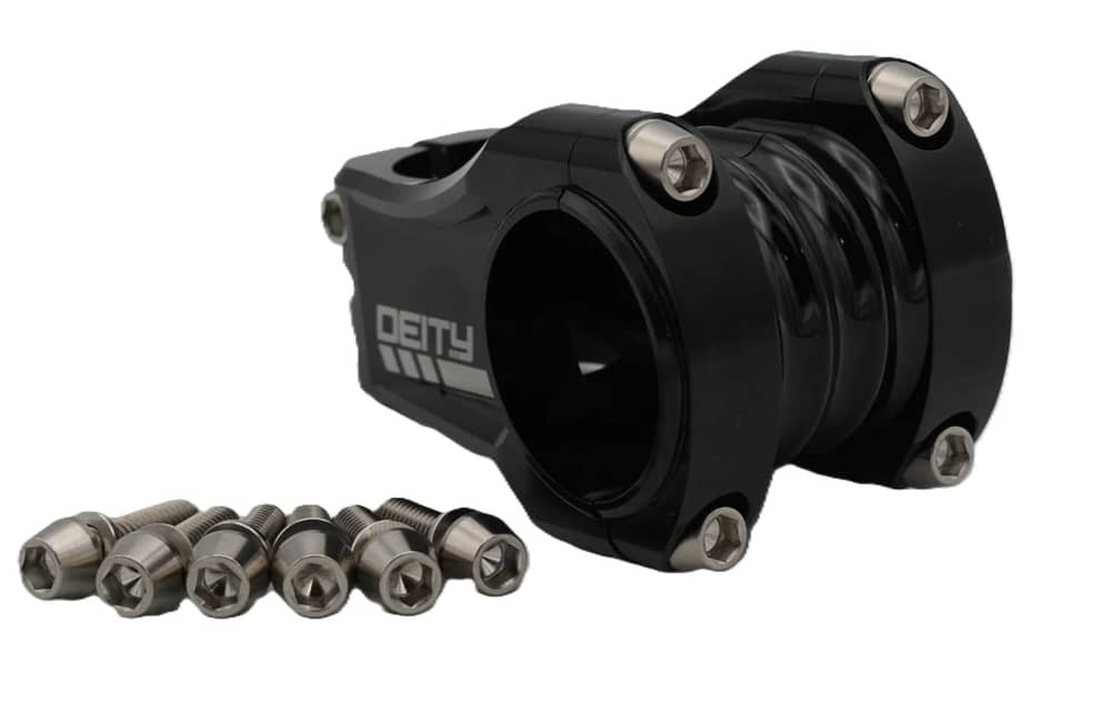 Better Bolts Deity Copperhead Ti  Stem Bolt Kit in Silver - Image 1 of 1