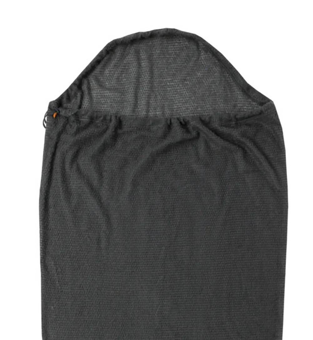 Big Agnes Alpha Direct Fleece Sleeping Bag Liner in Asphalt - Image 2 of 2