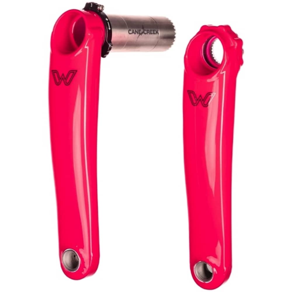 Cane Creek eeWings LTD Flamingo Pink MTB Cranks in Solid Pink - Image 1 of 4