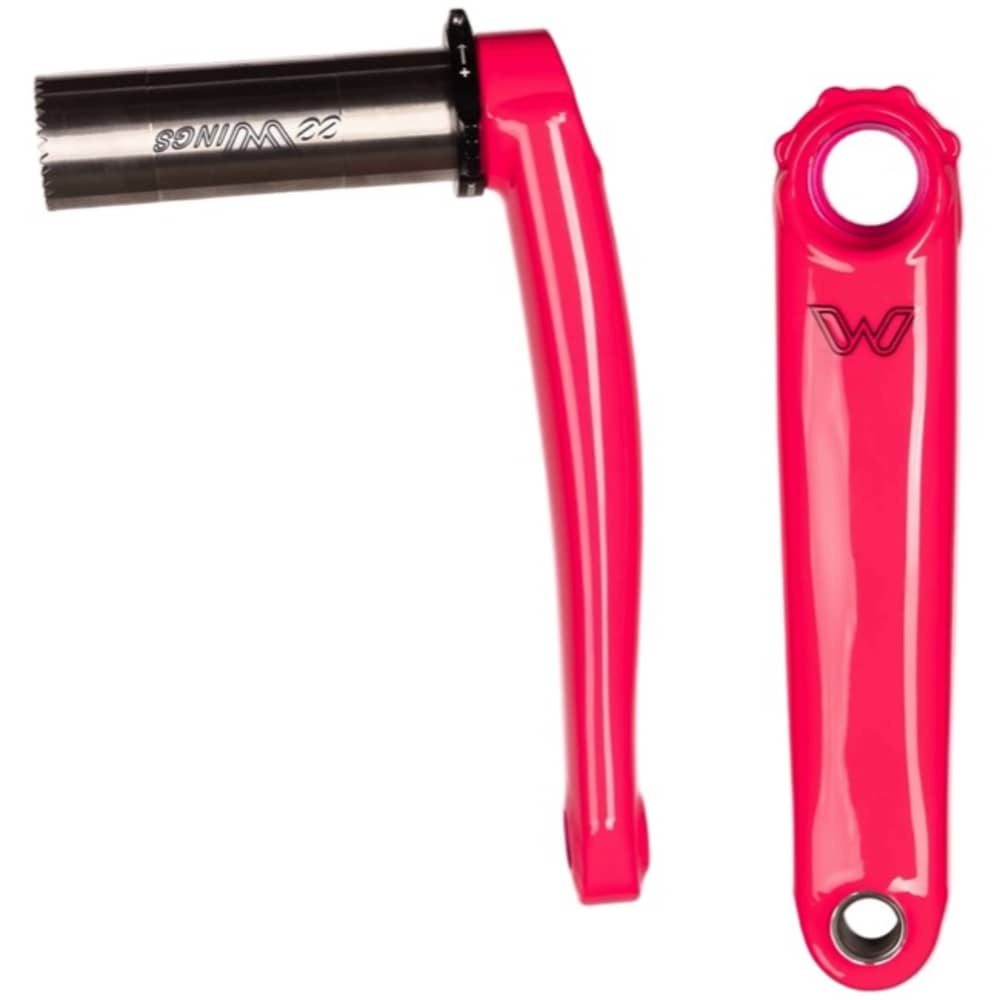 Cane Creek eeWings LTD Flamingo Pink MTB Cranks in Solid Pink - Image 2 of 4
