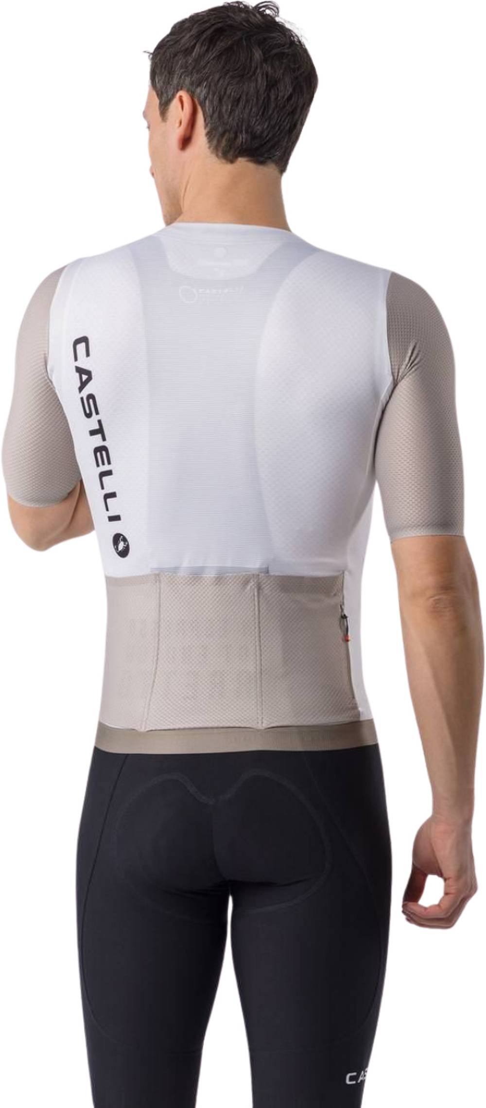 Castelli Corretto Jersey in Ivory/Clay-Black - Image 2 of 2