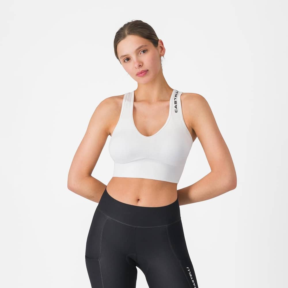Castelli Castelli | Comfort Travel Crop Top Women's | Size Large/extra Large In White - $70.00 at Jenson USA