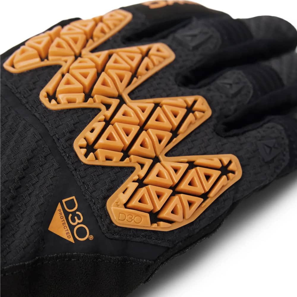 Dakine Slayer Pro D30 Gloves in Black/Orange - Image 4 of 4