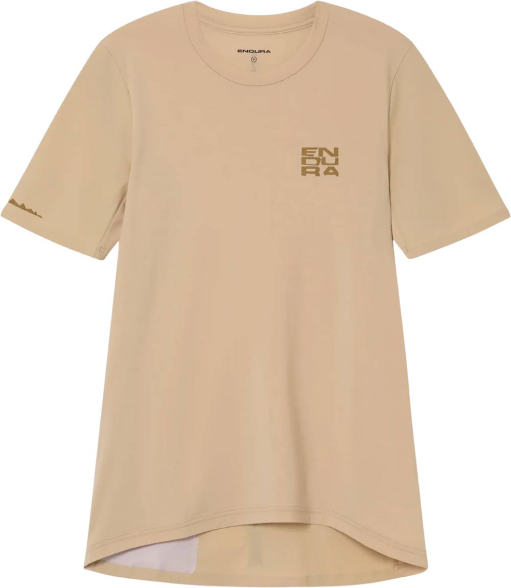 Endura AllTrack Ride S/S Tech Tee in Sand - Image 2 of 4