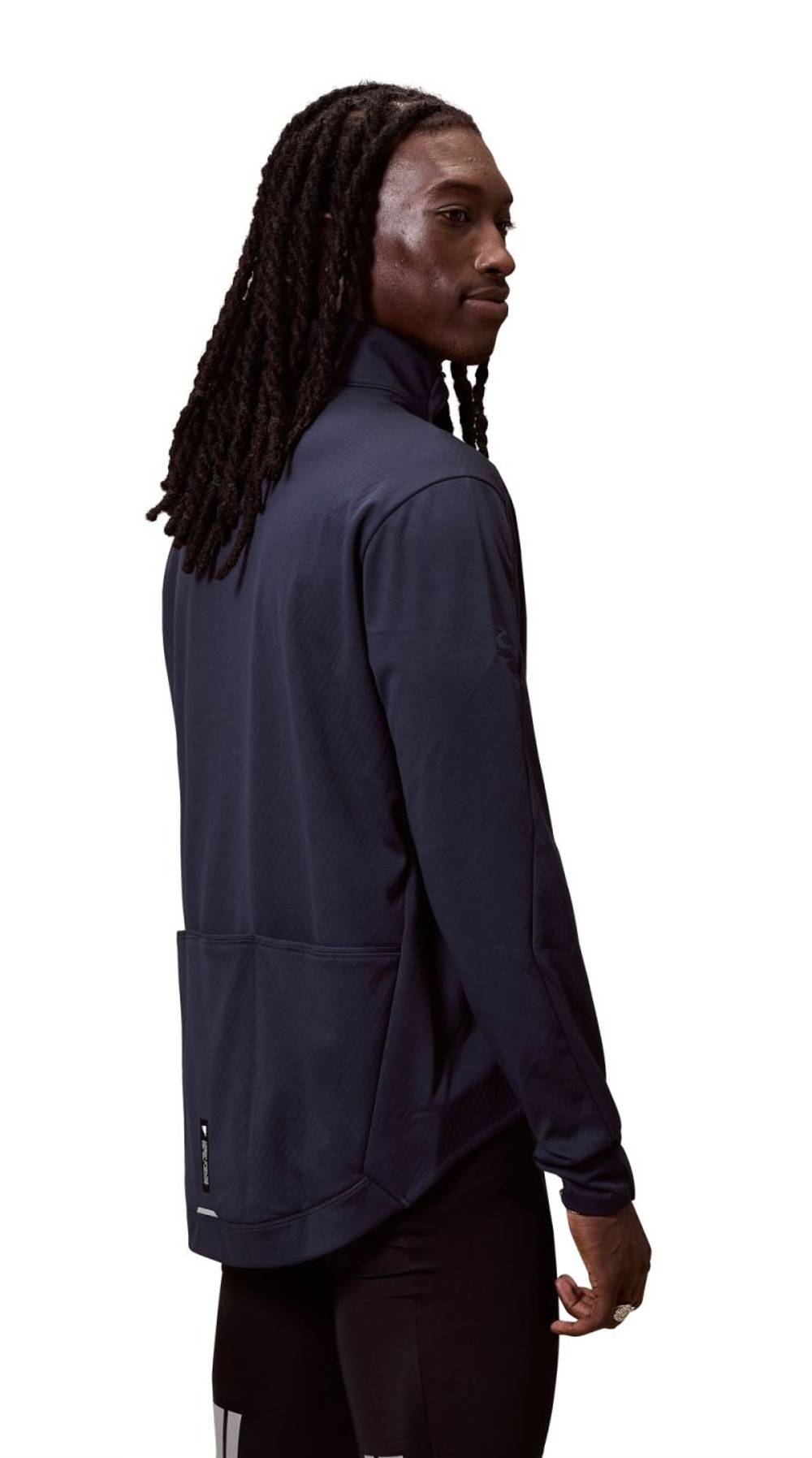 Endura Men's AllTrack Race Wind Jacket in Midnight/Navy - Image 3 of 4