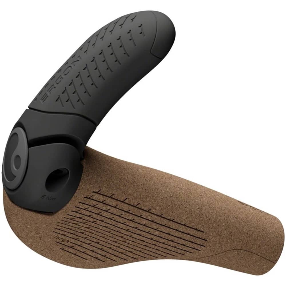 Ergon GP3 Evo BioKork Grips in Brown/Black - Image 3 of 3