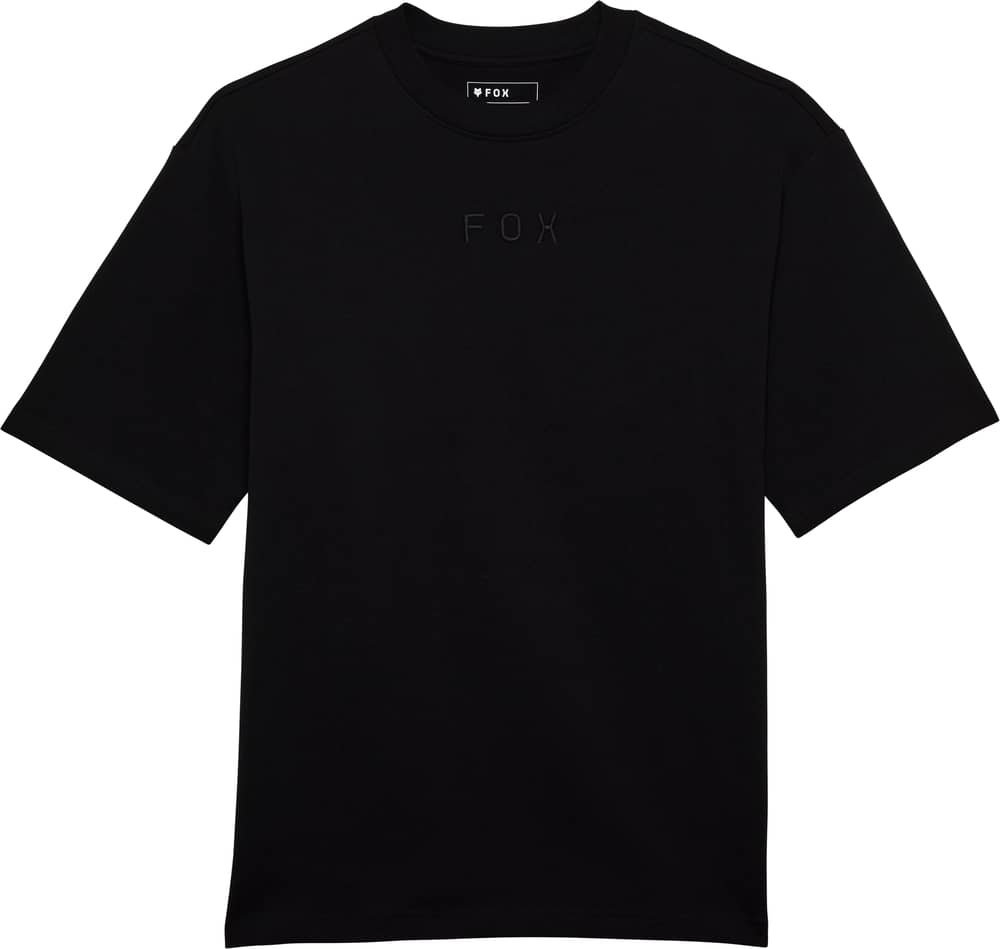 Fox Wordmark Oversized Short Sleeve Tee in Black - Image 1 of 2