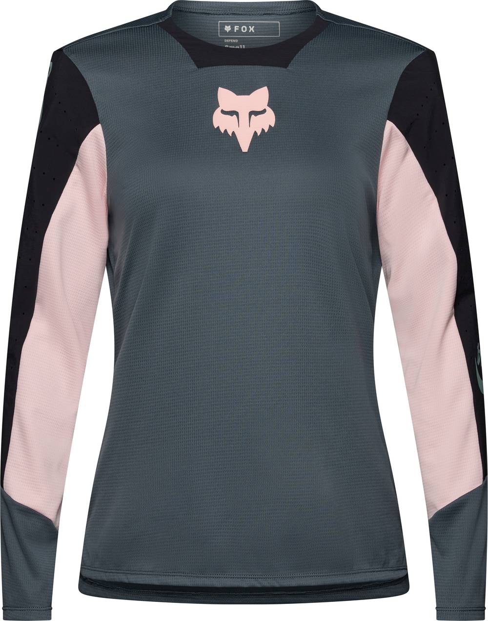 Fox Apparel | W Defend Ls Jersey Creation Women's | Size Medium In Deep Cobalt