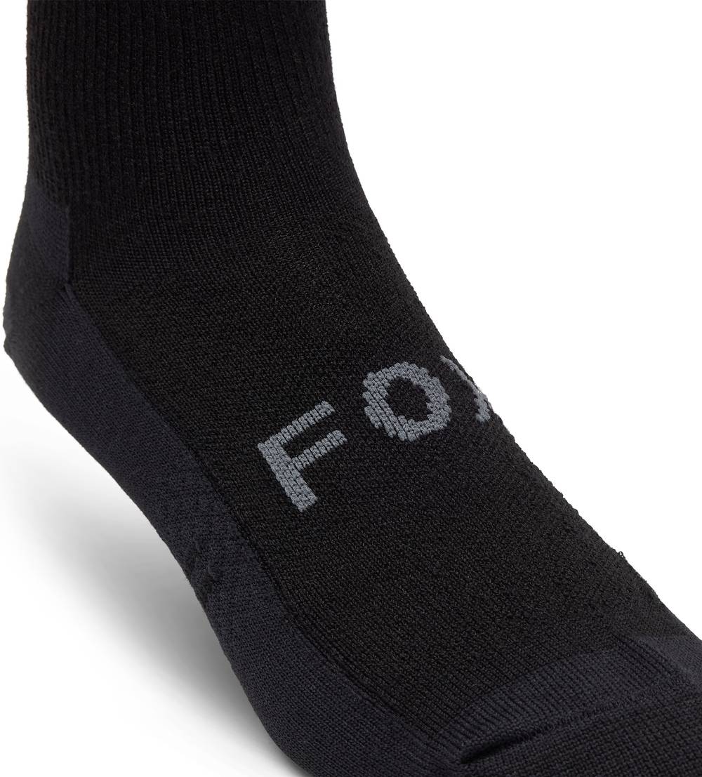 Fox 6" Flexair Merino Socks in Black - Image 4 of 4