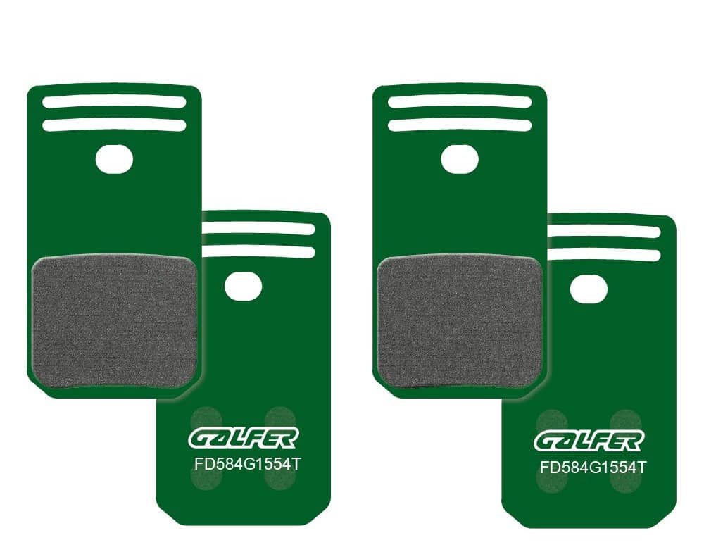 Galfer FD584 Magura Gustav/Race Pro Brake Pads in Green - Image 1 of 1