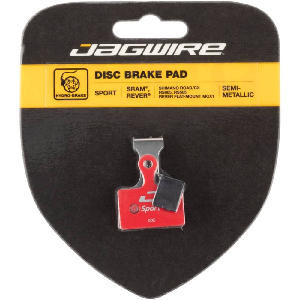 Jagwire Sport Semi-Metallic Disc Brake Pads in Red - Image 1 of 2
