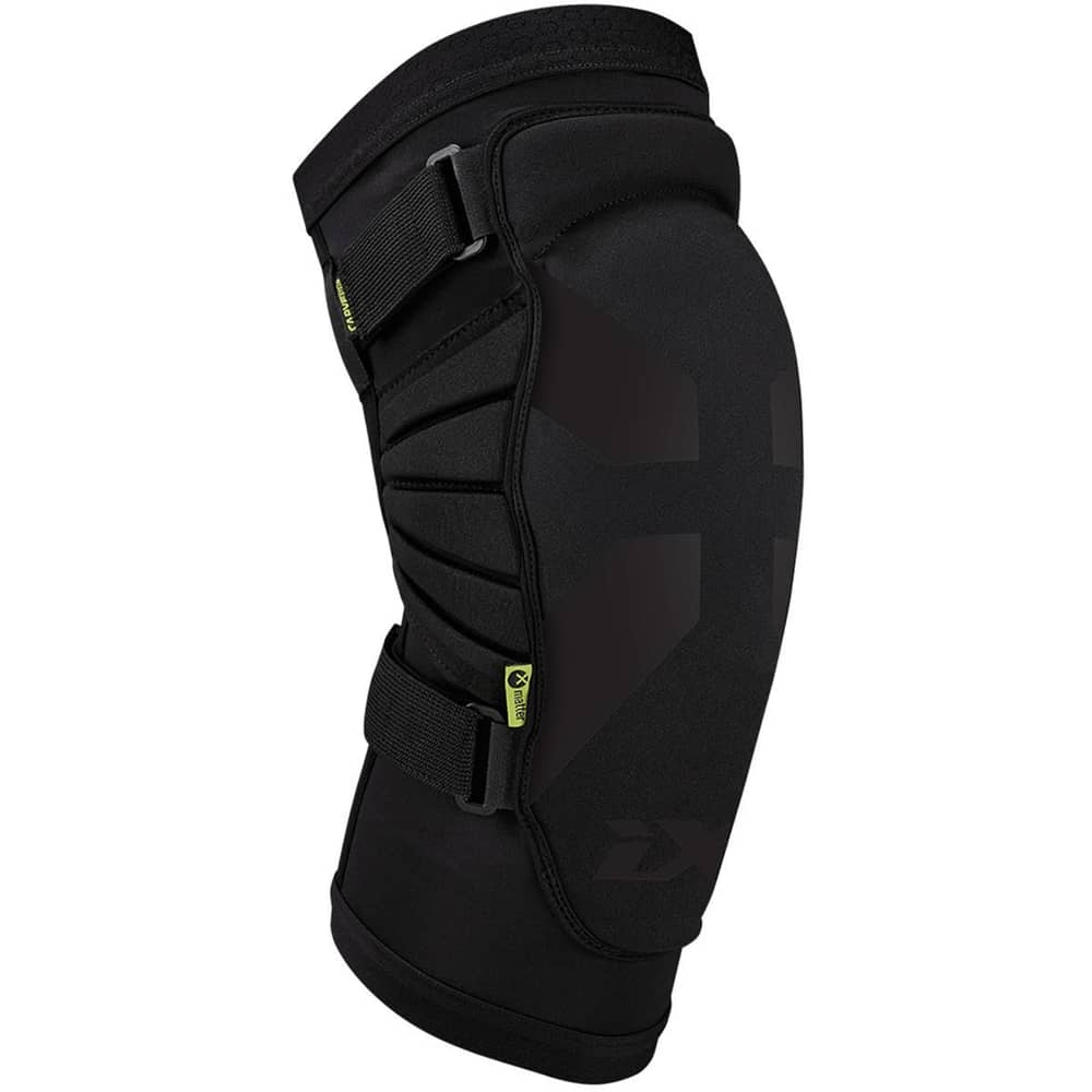 iXS Carve 2.0 Kids Knee Guards in Double Black - Image 2 of 2