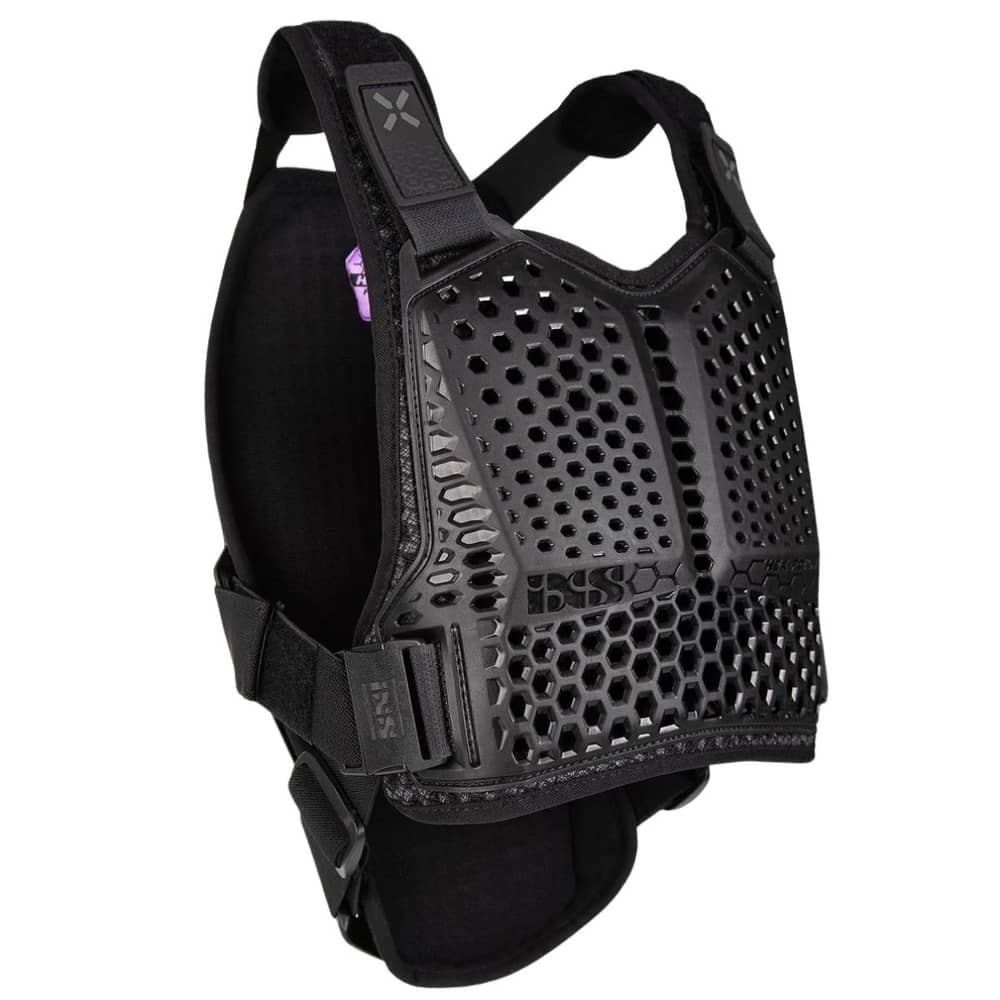 iXS Hex Youth Chest Protectors in Black - Image 1 of 5