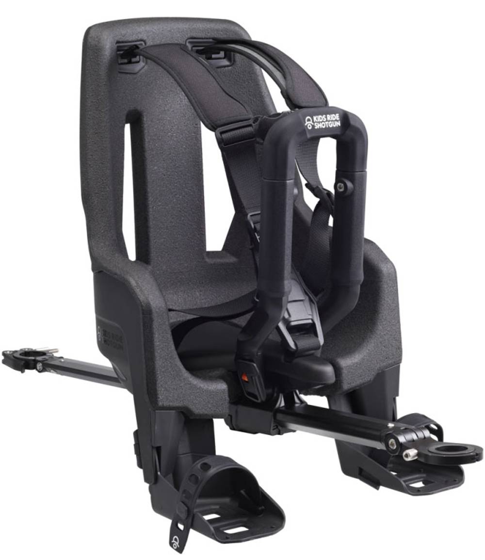 Kids Ride Shotgun Pro EVO 2-in-1 Child Seat in Black - Image 1 of 3