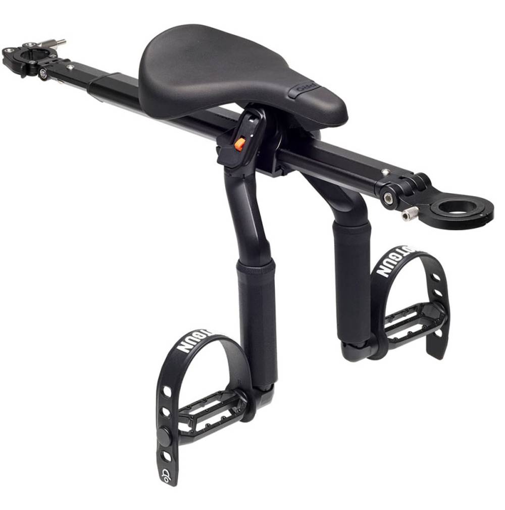 Kids Ride Shotgun Pro EVO 2-in-1 Child Seat in Black - Image 2 of 3