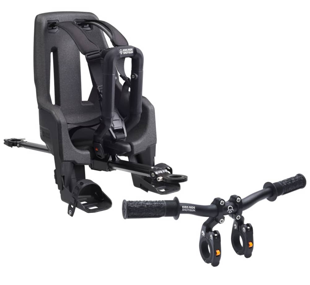 Kids Ride Shotgun Pro EVO 2-in-1 Child Seat in Black - Image 3 of 3