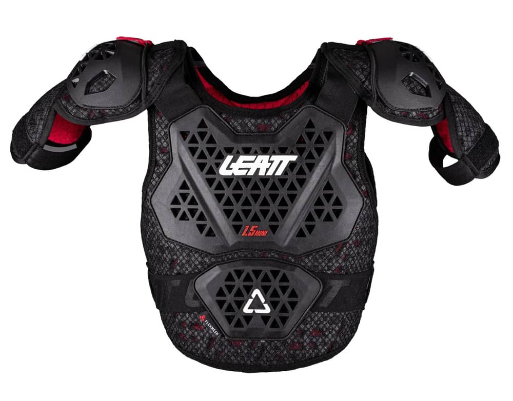Leatt | Chest Guard 1.5 Pro Mini | Size Small/medium In Black