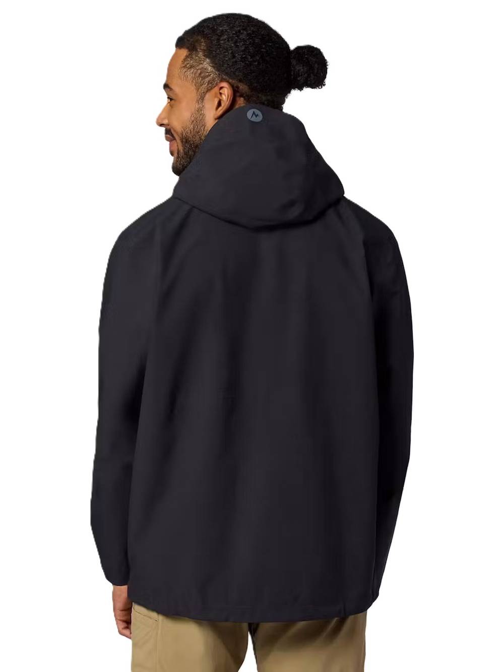 Marmot Men's PreCip Evo Flex Jacket in Black - Image 2 of 2