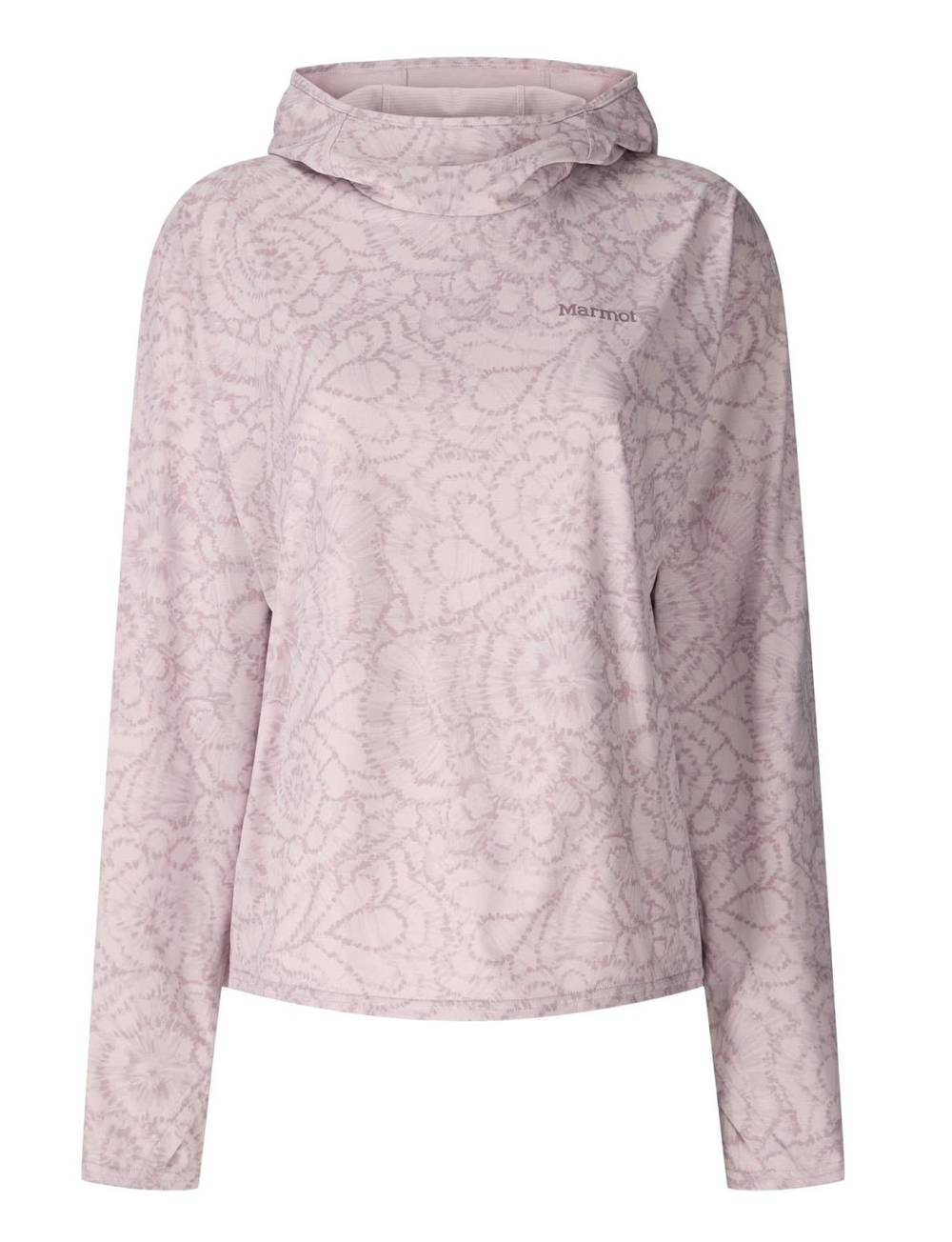 Marmot Women's AirExchange UPF 50 Hoody in Dust Twirl - Image 1 of 2
