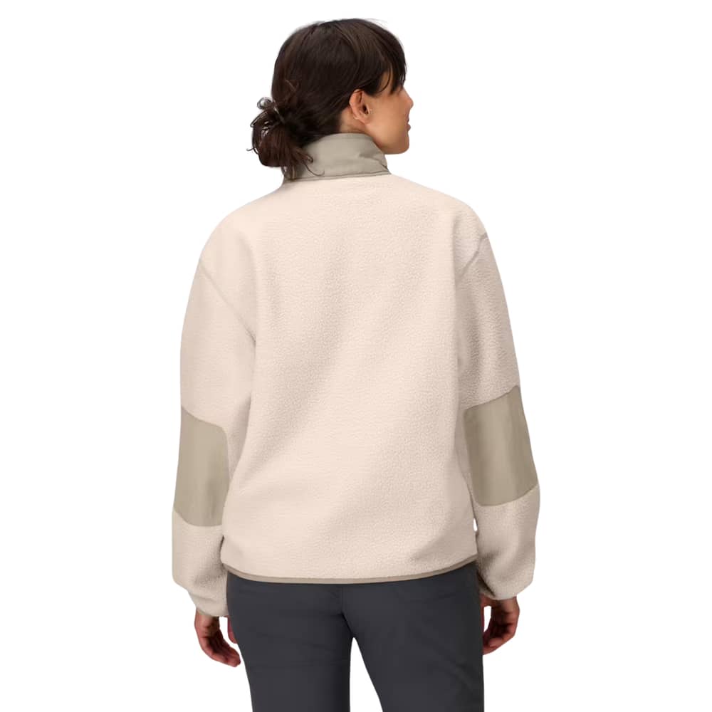 Marmot Women's Wanderer High Pile Fleece Pullover in Birch Bark - Image 2 of 4