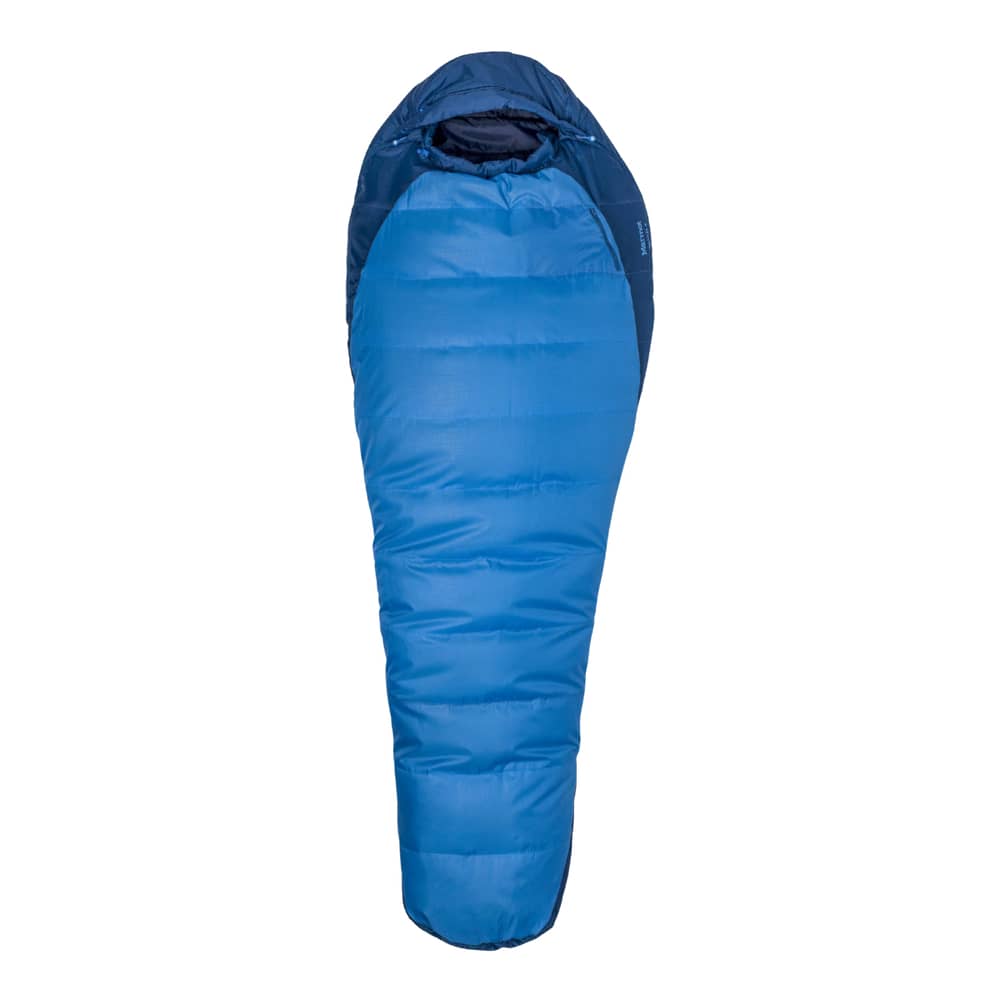 Marmot Trestles 15 Right Zip Sleeping Bag in Cobalt Blue/Blue Night - Image 1 of 5