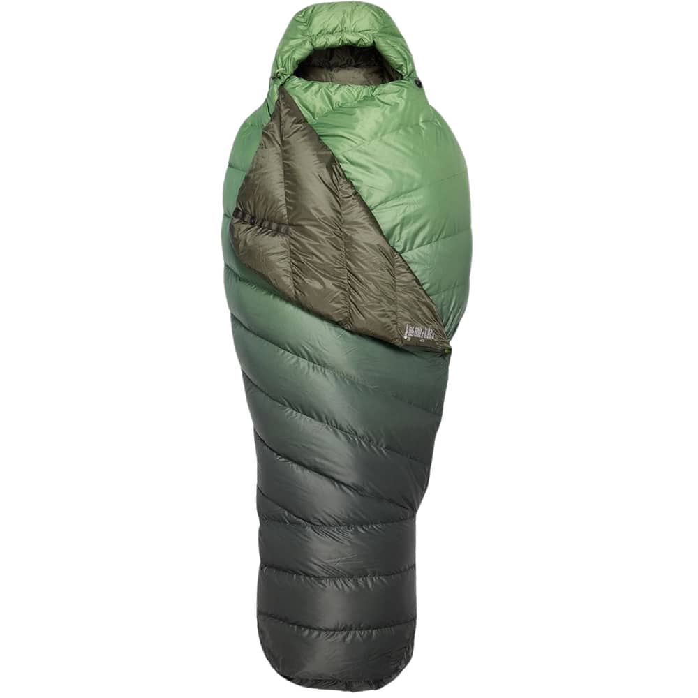 Marmot Wraptor 30 Down Long Sleeping Bag in Grasshopper/Nori - Image 2 of 6