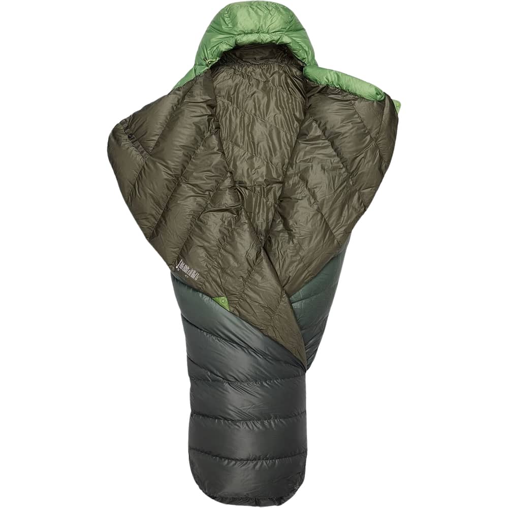 Marmot Wraptor 30 Down Long Sleeping Bag in Grasshopper/Nori - Image 4 of 6