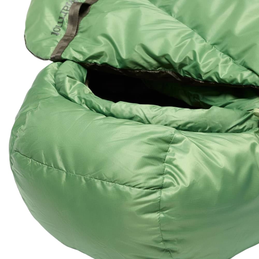 Marmot Wraptor 30 Down Long Sleeping Bag in Grasshopper/Nori - Image 5 of 6