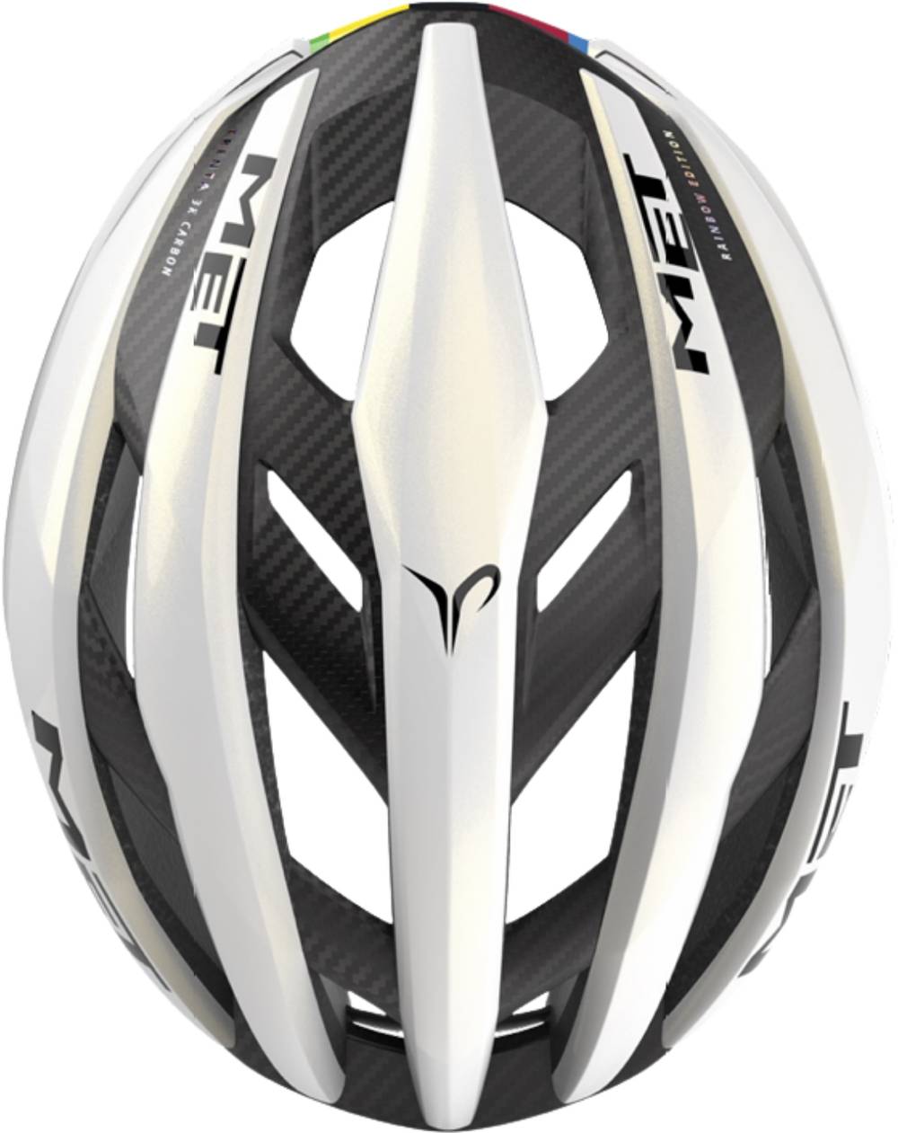 MET Trenta 3K Carbon Helmet Limited Edition in Rainbow - Image 3 of 4