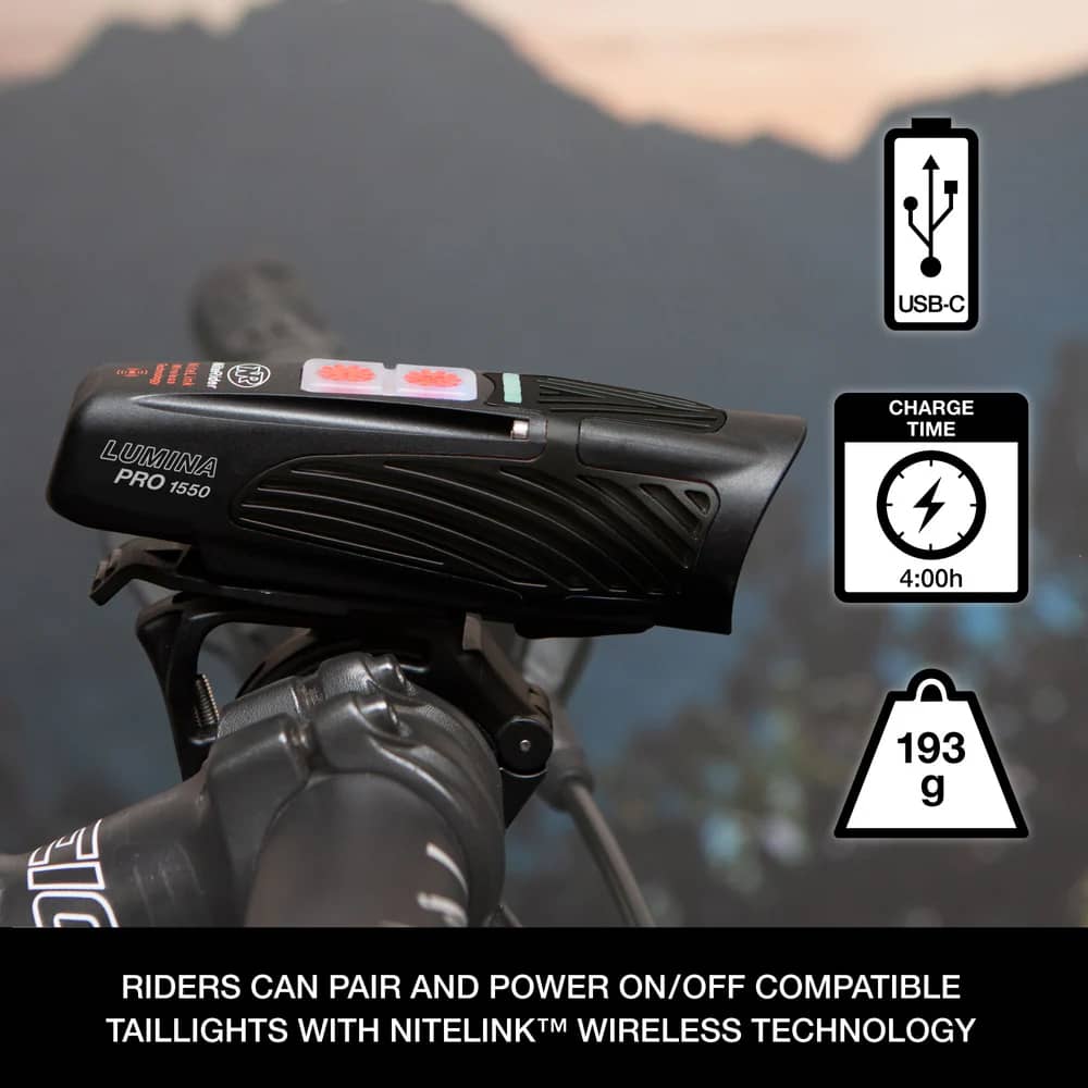 Niterider Lumina Pro 1550 NiteLink in Black - Image 3 of 5