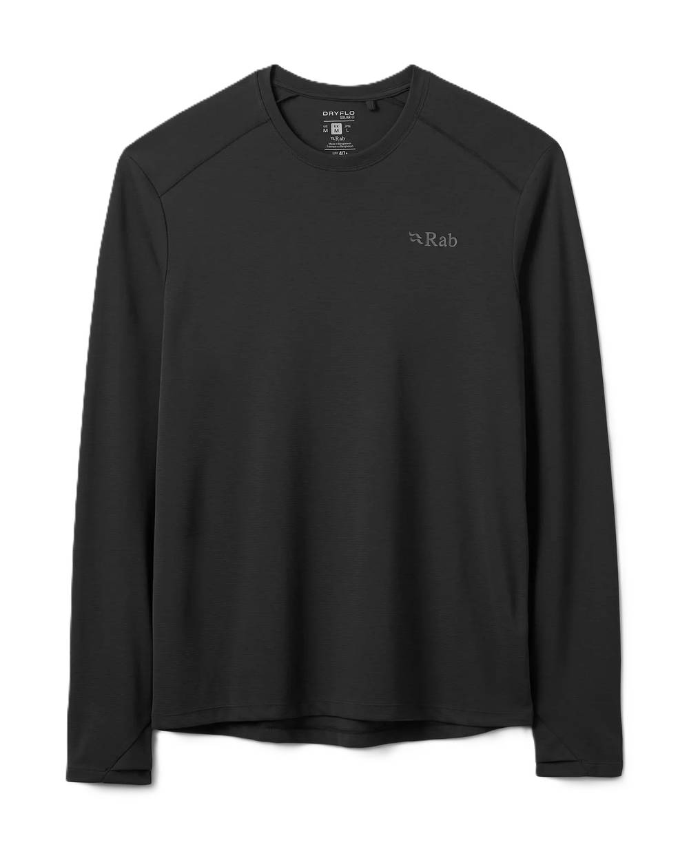Rab Force Long Sleeve Tee in Black - Image 2 of 2