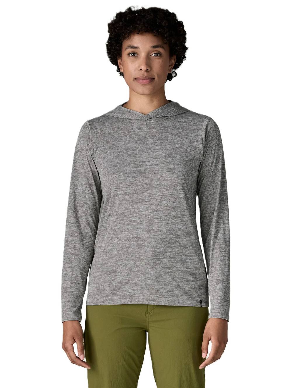 Patagonia Women's Cap Cool Daily Hoody in Feather Grey - Image 2 of 3