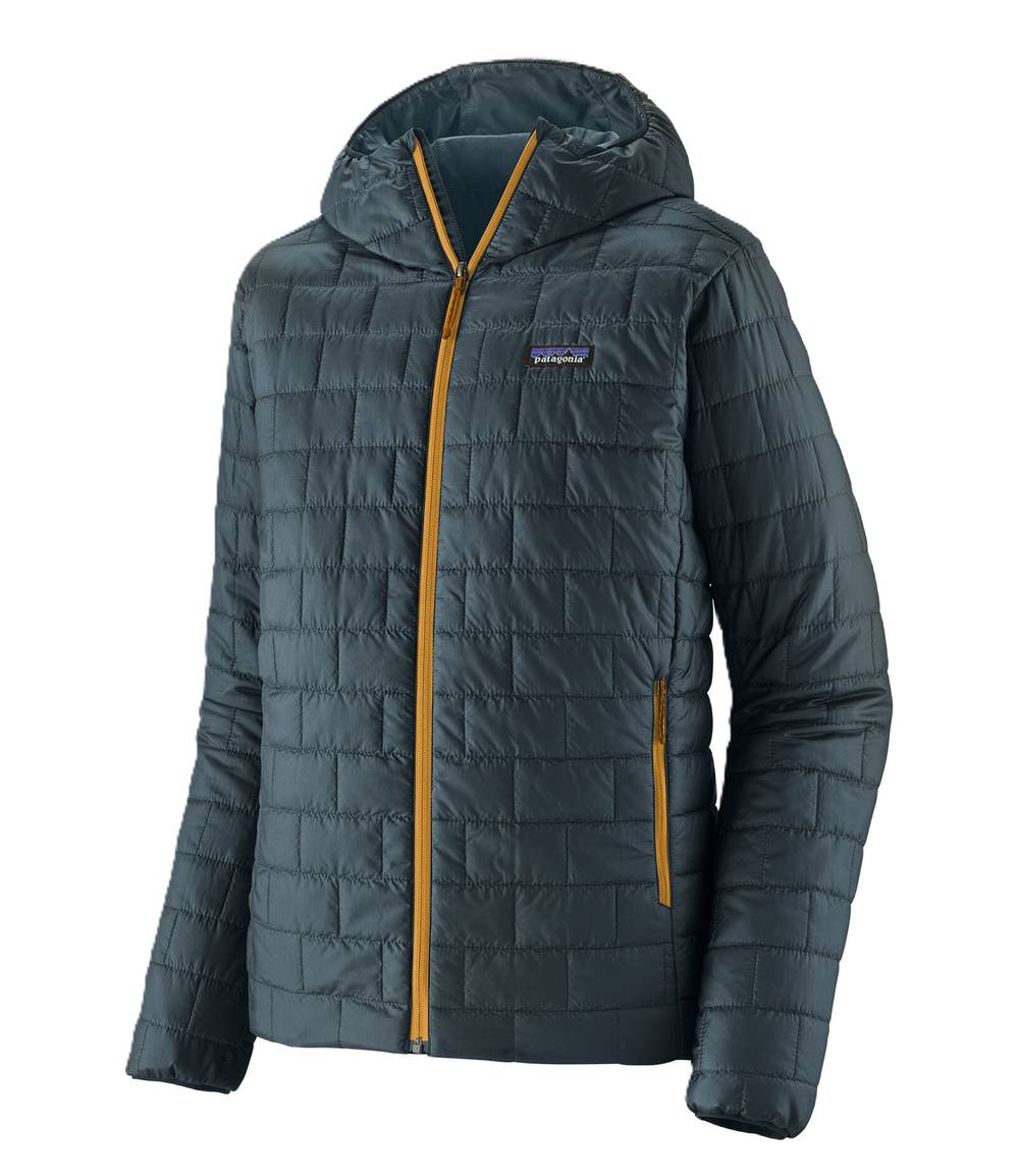 Patagonia Men's Nano Puff Hoody in Summit Blue - Image 1 of 3