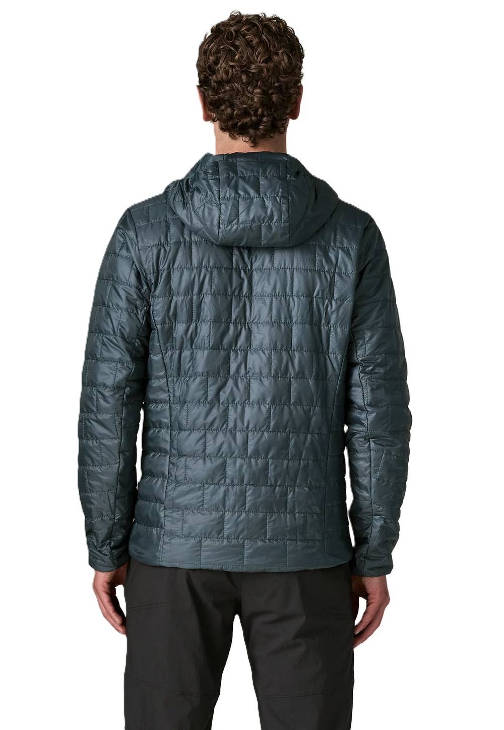 Patagonia Men's Nano Puff Hoody in Summit Blue - Image 3 of 3