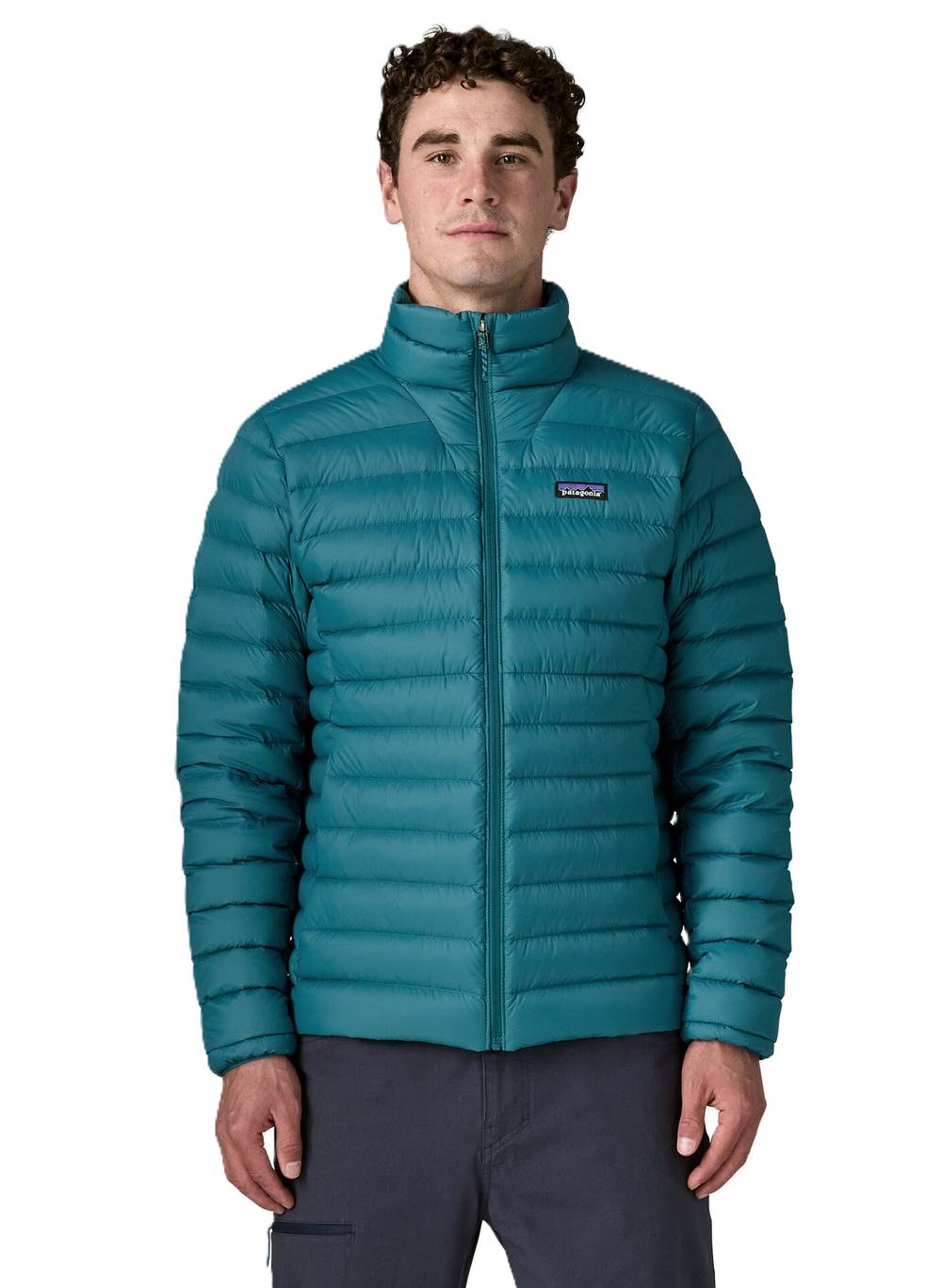 Patagonia Men's Down Sweater in Glacial Blue - Image 2 of 3